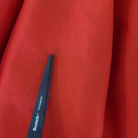 Halston Heritage Strapless Structured Mini Dress Lipstick Red 2 Glam Party Retro - Picture 9 of 10